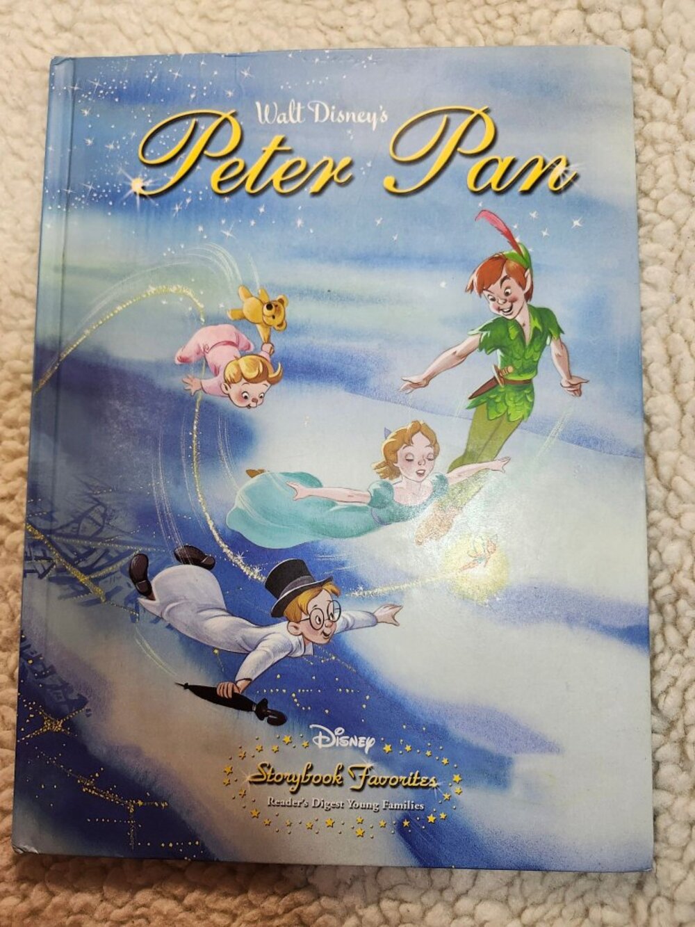 Disney Walt Disneys Peter Pan Storybook Favorites Hardcover Illustrate Inscribed